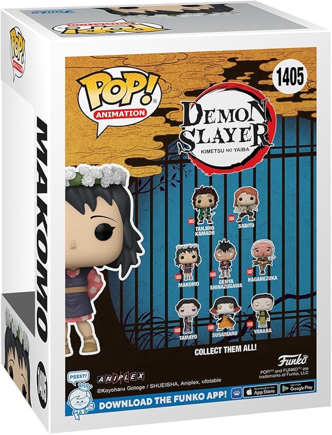 Figurine Funko Pop Animation Demon Slayer Makomo Flower Headdress