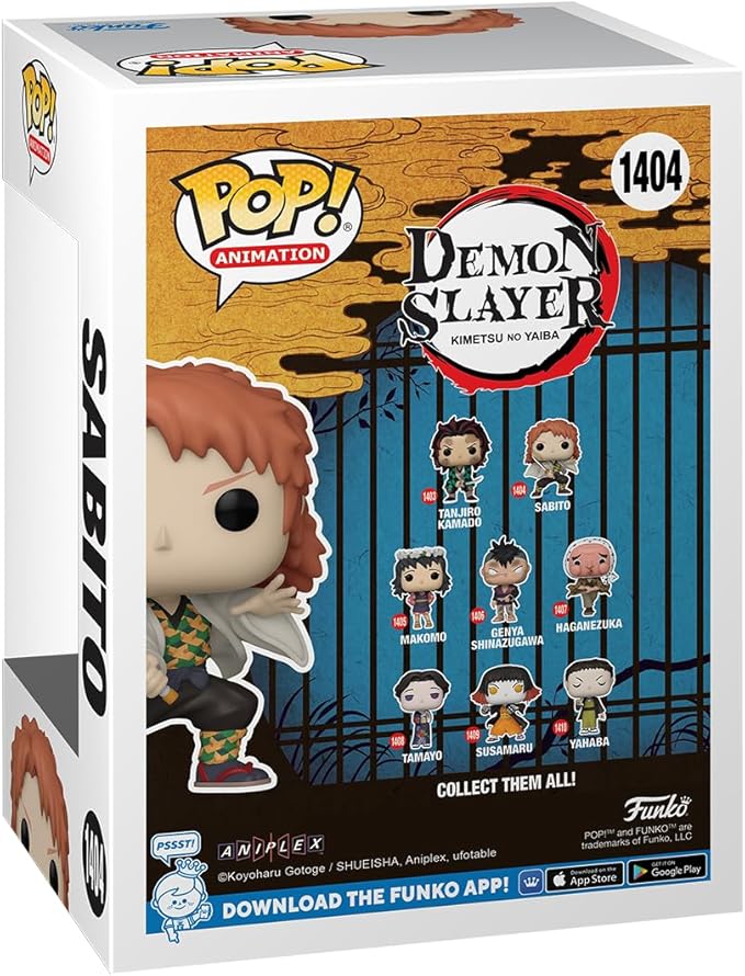 Figurine Funko Pop Animation Demon Slayer Sabito No Mask