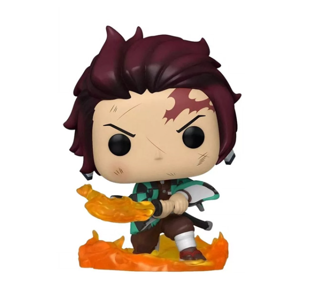 Demon Slayer Pop Tanjiro Fire Move Exclu