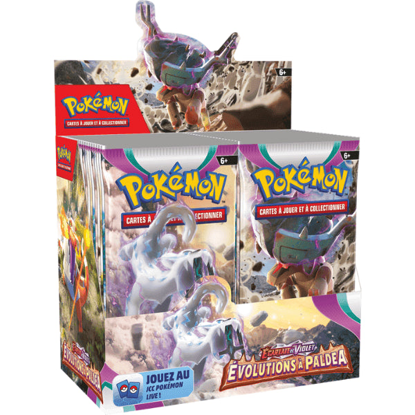 Booster Pokémon Écarlate & Violet – Évolutions à Paldea (10 cartes)