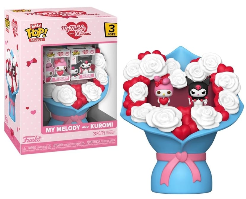 Figurine Funko Pop Hello Kitty My Melody And Kuromi 3PC/PZ