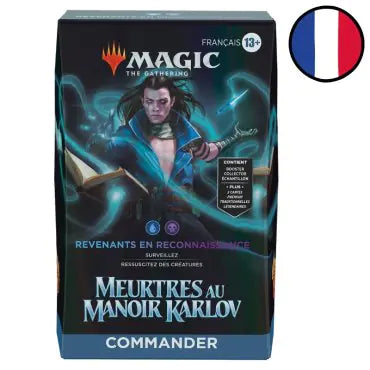 MTG DECK COMMANDER REVENANTS EN RECONNAISSANCE MEURTRES AU MANOIR KARLOV -