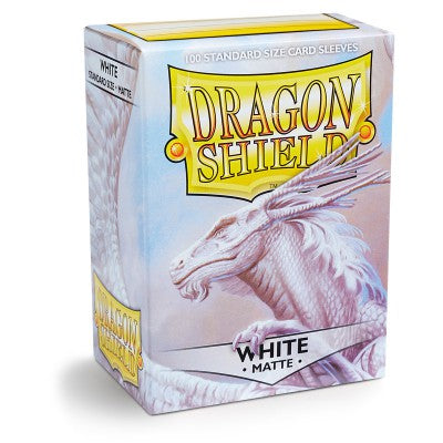 Dragon Shield Sleeves - Standard x100 Matte - Blanc