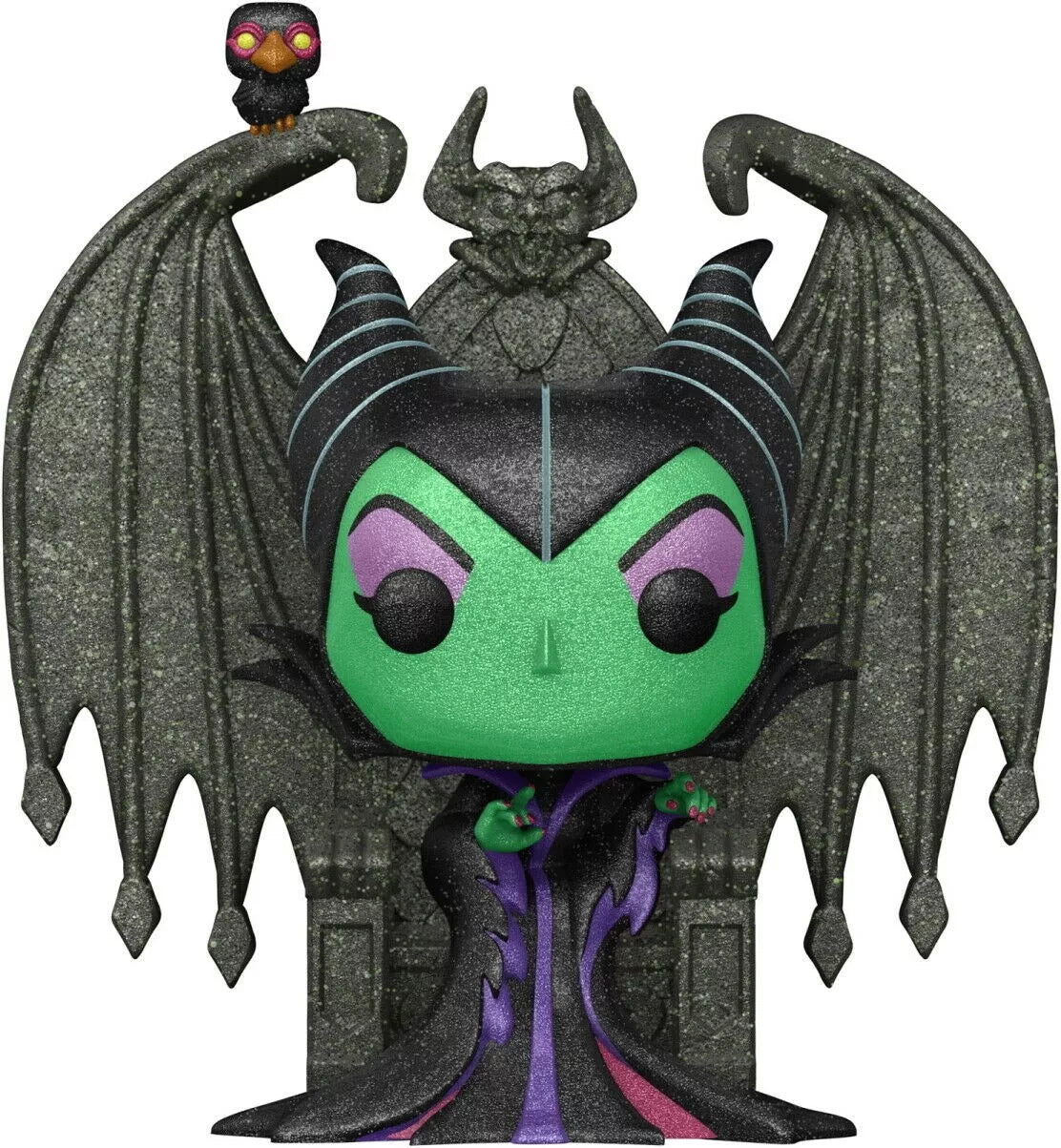 Disney Pop Maleficent On Throne Glitter Exclu