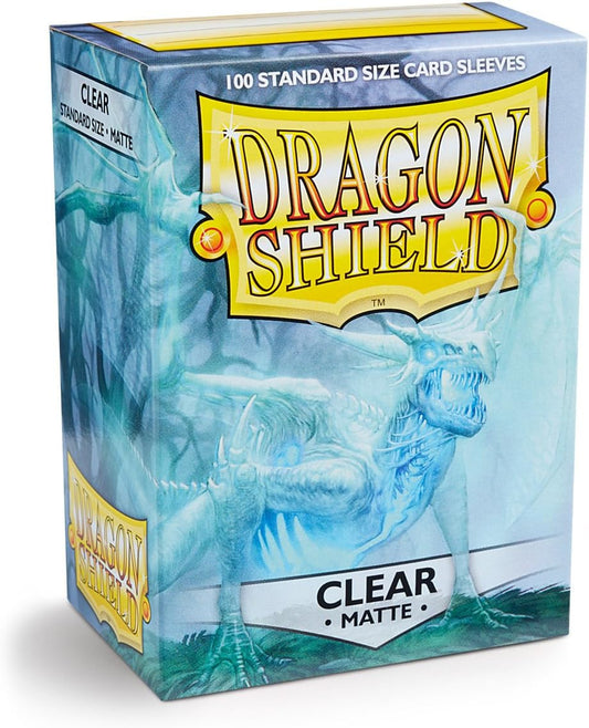 'Dragon Shield Sleeves - Standard x100 Matte - Transparent