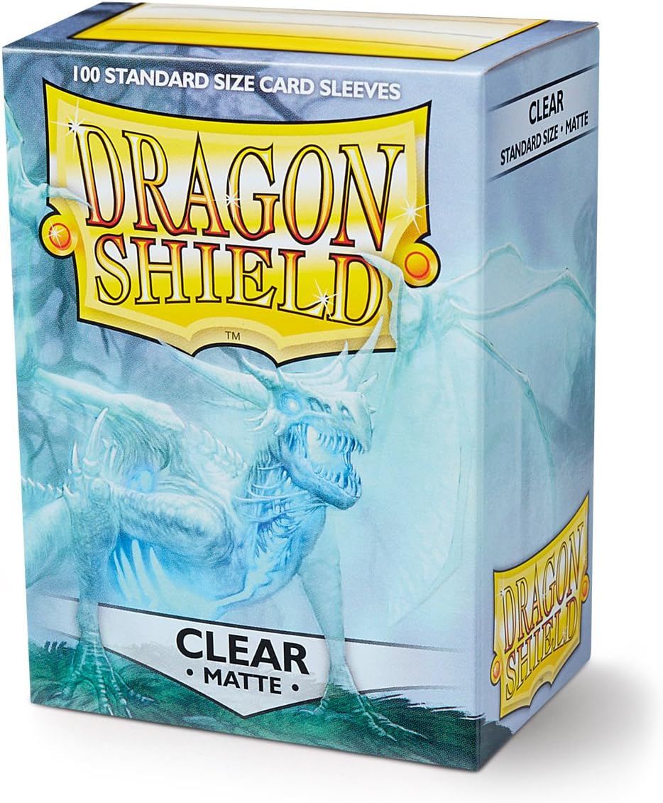 'Dragon Shield Sleeves - Standard x100 Matte - Transparent