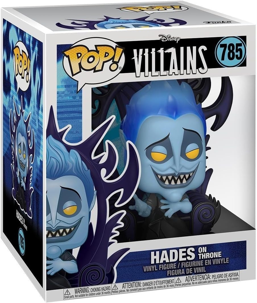 Disney Pop Deluxe Villains Hades On Throne