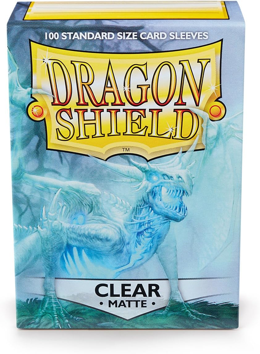 'Dragon Shield Sleeves - Standard x100 Matte - Transparent