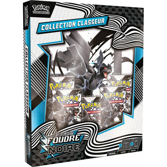'Pokémon - Pokemon Coffret - 5 boosters Collection CLASSEUR - V10.5 Ecarlate et Violet - FOUDRE NOIRE