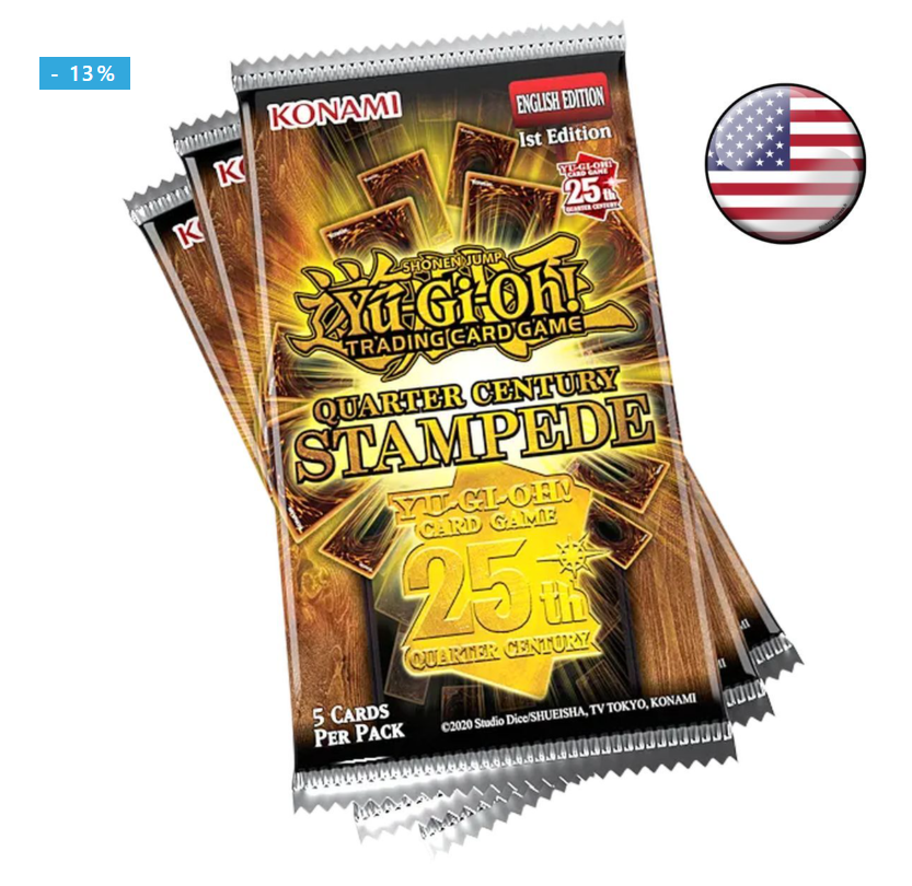 Yu-Gi-Oh! – Booster Quarter Century Stampede (25th Anniversary) – English Edition