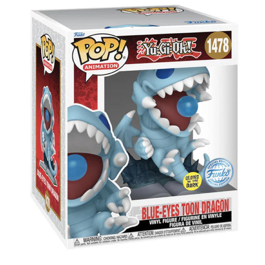 Figurine Funko Pop Yu-Gi-Oh! Blue-Eyes Toon Dragon 1478 (Glow in the dark)
