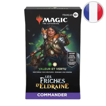 MTG DECK COMMANDER VALEUR ET VERTU LES FRICHES D'ELDRAINE