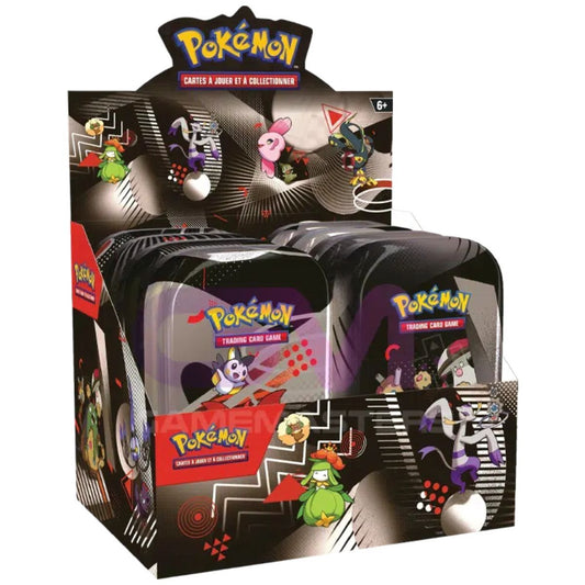 Pokémon - Pokemon Pokebox - Lot de 8 Mini tin EV10.5 Foudre Noire & Flamme Blanche (8 Mini Tin) 