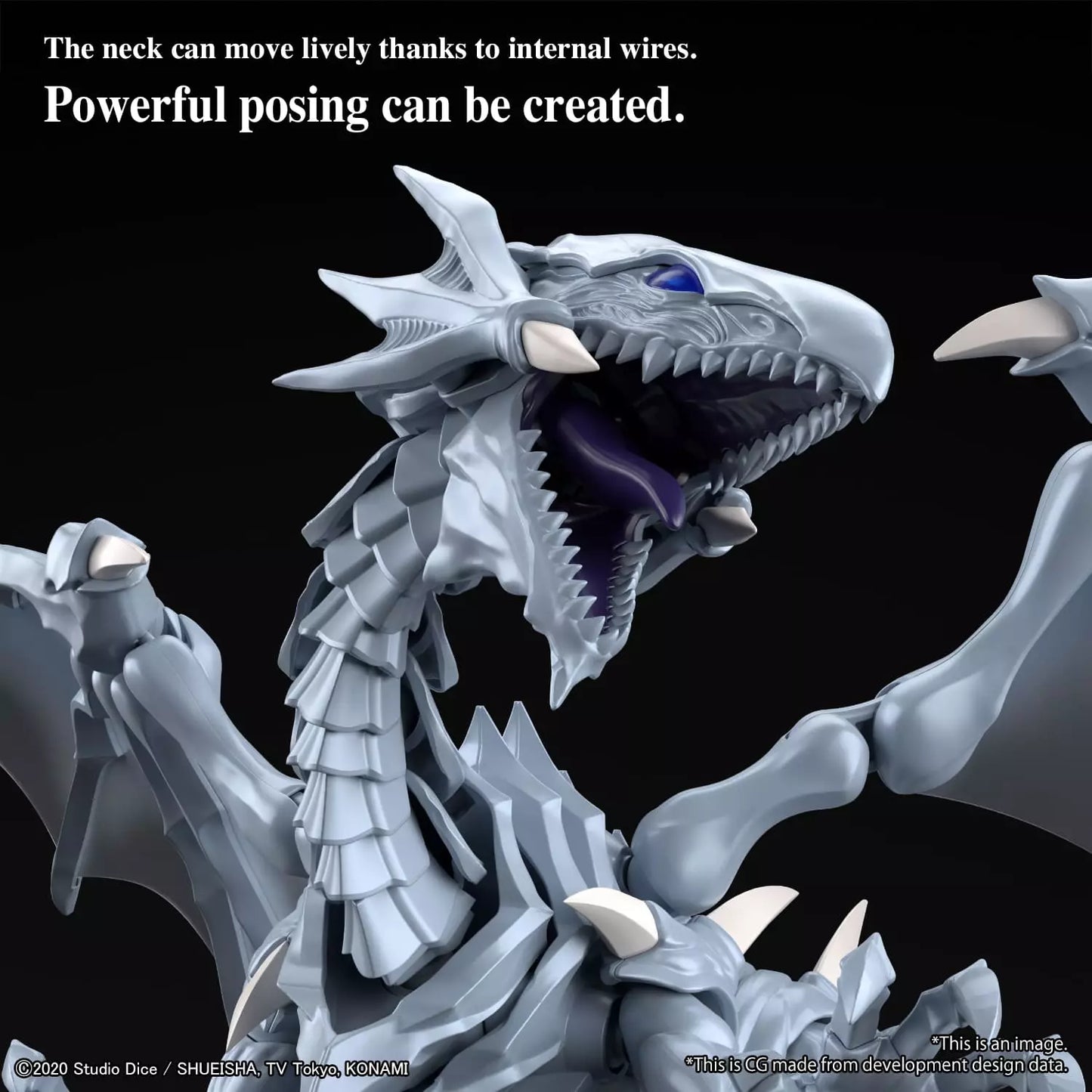 Yu-Gi-Oh Figure-Rise Standard Amplified Blue-Eyes White Dragon